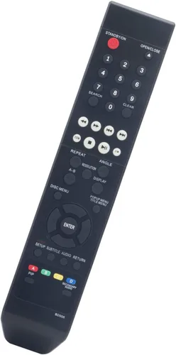 Vista 2 de BD005 Control remoto de repuesto aplicable para reproductor de DVD Blu-Ray Insignia NS-WBRDVD2 NS-BRDVD4 NS-WBRDVD2-CA NS-BRDVD4-CA