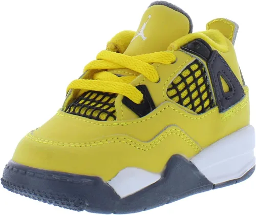 Vista 36 de Nike Jordan 4 Retro - Tenis para hombre, talla Beige/Rojo/Verde