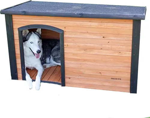 Vista 14 de PRECISION PET productos juego de aislamiento para casa de perro estilo cabina - Lavable a máquina - Grande