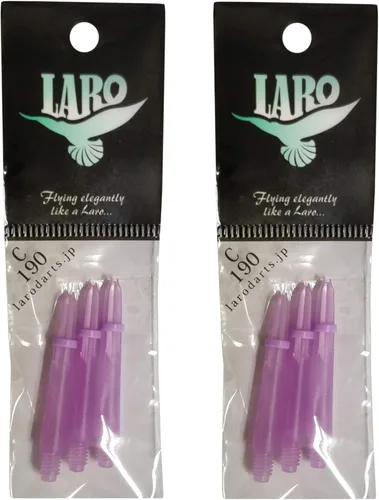 Vista 19 de L-style Laro Locked Dart Shafts – Lightweight Plastic Shafts for Soft Tip & Steel Tip Darts Claro