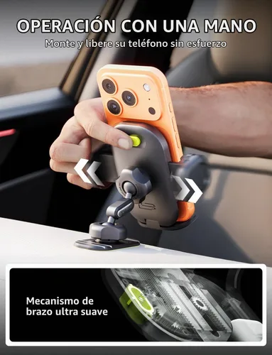 Vista 6 de Bracketron TripGrip PRO - Soporte para teléfono de automóvil, soporte para teléfono para tu automóvil con expansión de un solo botón