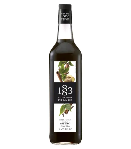 Vista 24 de 1883 Jarabe de Amaretto para bebidas, fabricado en Francia, botella de plástico de 1 litro