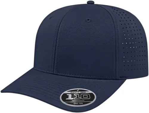 Vista 51 de Cap America i8533 Flexfit 110 Gorra Snapback Perforada de Rendimiento de Perfil Medio de 6 Paneles con Protección UV y Snapback Ajustable