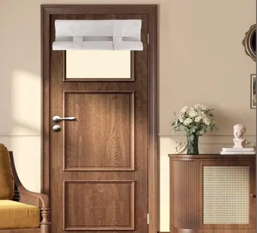 Vista 29 de PI Cortina Opaca para Puerta, Sombra de Privacidad que se Ata con Aislamiento Térmico, Cortina de Puerta Pequeña para Aula/Puerta Corredera/Puerta