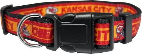 Vista 27 de Collar para mascotas Pets First con licencia NFL Arizona Cardinals, pequeño - Collar para perros resistente, fuerte y duradero. Disponible en 31