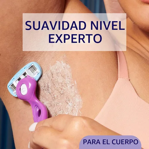 Vista 3 de Schick Hydro Silk - Recambios de cuchillas hidratantes para mujer con colgador de ducha, 4