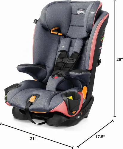 Vista 10 de Chicco MyFit Harness + Booster Car Seat, 5-Point Harness and High Back Seat Coral