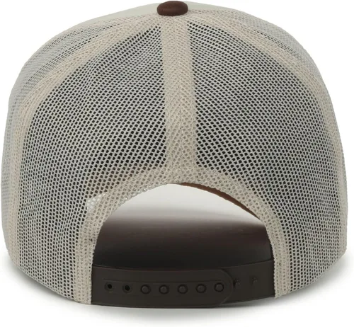 Vista 5 de Gorra de camionero con diseño de montaña blanca para Jeep