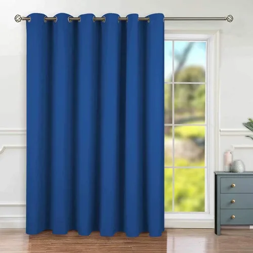Vista 75 de BGment Cortina Oscurecedora para Puerta Corredera, Cortina Divisoria Opaca Ancha para Sala de Estar de 84 Pulgadas de Largo, Cortina Térmica de Rosa