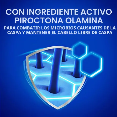 Vista 5 de Head & Shoulders Champú anticaspa (Mentol fresco y energiza el cuero cabelludo) - 1L