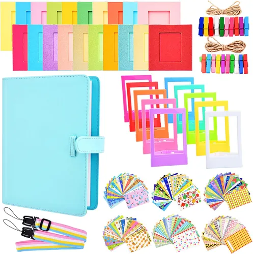 Vista 16 de Sunmns - Kit de accesorios para álbum Instax Mini, color negro