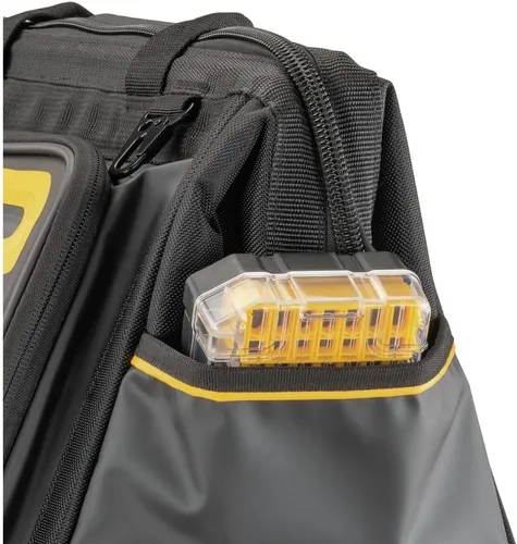 Vista 8 de DEWALT Bolsa de herramientas, resistente al agua, fondo duro, 16 pulgadas, bolsa de herramientas profesional (DWST560103)