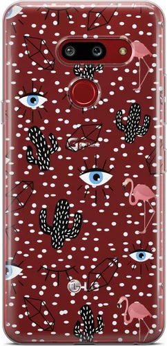 Vista 13 de Mertak Clear Phone Case Compatible with LG Stylo 6 5 4 K61 K51S K41S K30 K20 Q70 Q60 Design Abstract Lightweight TPU Cover Slim Flexible Girls