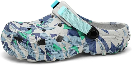 Vista 8 de CERYTHRINA Zuecos de jardín para hombre y mujer, sandalias de verano, ligeras, antideslizantes, zapatos deportivos unisex para adultos