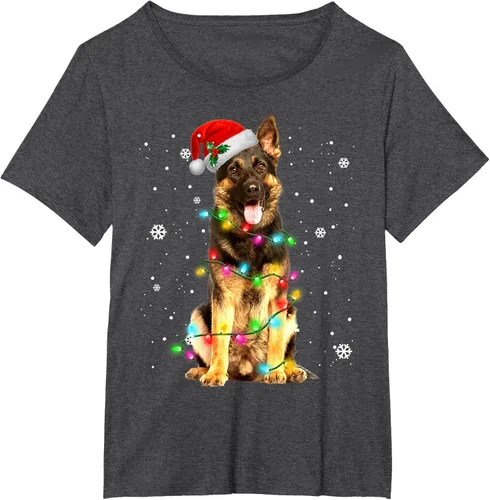 Vista 23 de Suéter de Navidad para perros de pastor alemán, suéter de Navidad para regalos de perros, Negro, S