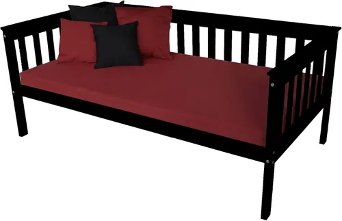Vista 2 de Pine Twin Mission - Sofá cama, color negro