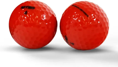 Vista 2 de NITRO Paquete de 12 pelotas de golf rojas de distancia máxima