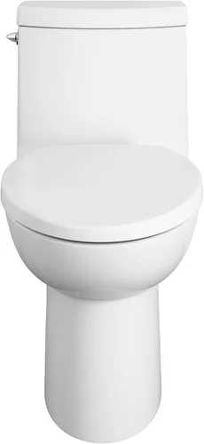 Vista 2 de American Standard 2535128.020 Loft - Inodoro alargado de altura derecha, 1 pieza, color blanco