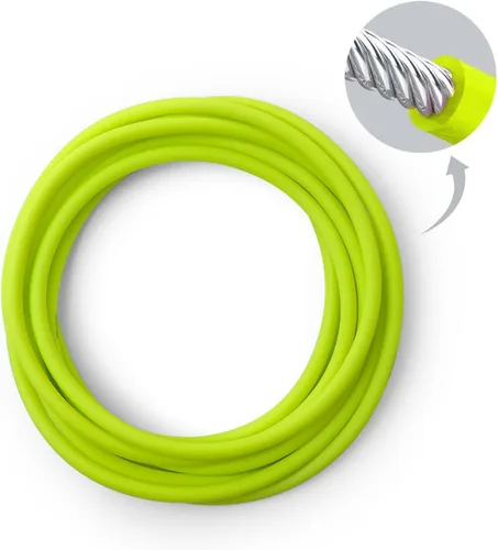 Vista 2 de Cuerda de salto Hererope de repuesto, cuerda de salto de 1/4 libras con revestimiento de PVC, ideal para fitness y cardio avanzado