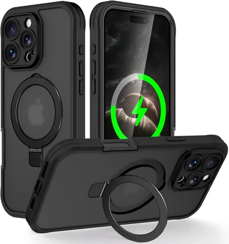 Vista 84 de Dteck Funda para iPhone 16 de 6.1 pulgadas 2024, funda de piel sintética con cierre de botón magnético, ranuras para tarjetas de crédito, función