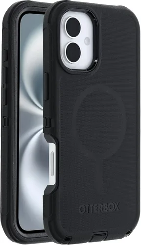 Vista 17 de OtterBox - Funda para iPhone 16, serie Defender, color azul (Baby Blue Jeans)