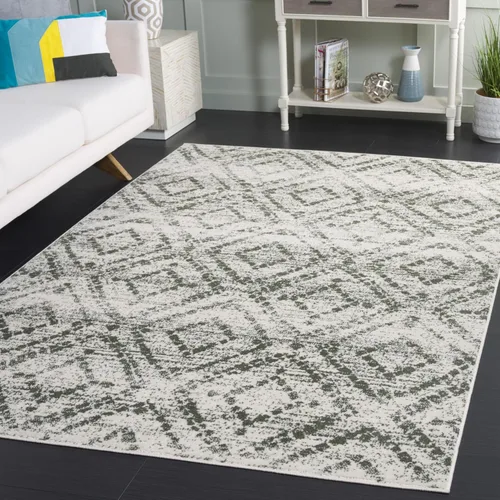 Vista 62 de SAFAVIEH Colección Adirondack Alfombra Decorativa - 2'6" x 4', Negro y Marfil, Diseño Moderno Desgastado, No Desprende Pelusa y Fácil Cuidado, Ideal