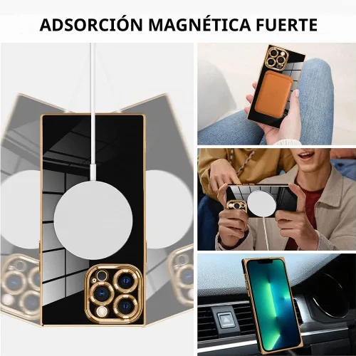 Vista 2 de LSL Estuche magnético para iPhone 13 Pro Max [Compatible con MagSafe], de TPU suave, para absorber golpes, antideslizante, antiarañazos, cubierta