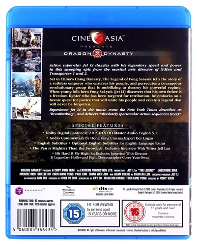 Vista 2 de The Legend of Fong Sai-Yuk [Blu-ray]
