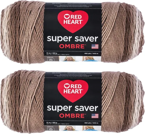 Vista 6 de Red Heart Super Saver Jumbo Ovillo de lana, Amatista