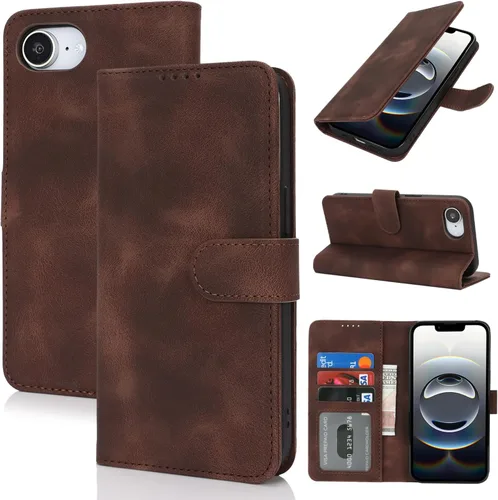 Vista 139 de Funda tipo cartera para iPhone 8 Plus iPhone 7 Plus con tarjetero para iPhone 8 Plus, funda tipo cartera para mujeres y hombres, de piel sintética