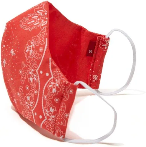 Vista 4 de Levi's Mascarilla reutilizable con estampado de bandana (paquete de 3)