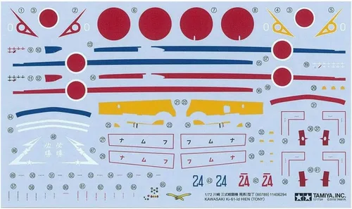 Vista 4 de Tamiya 60789 1/72 Kawasaki KI-61-ID Hien Kit de avión modelo de plástico