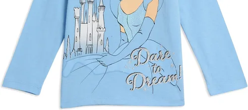 Vista 7 de Disney Princess Ariel Cenicienta Belle - Paquete de 3 camisetas de bebé a niño grande