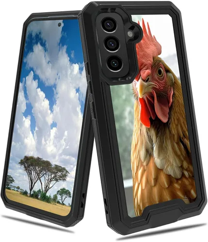Vista 76 de Funda para Samsung S23 FE Galaxy S23 FE 2 en 1 PC duro de doble capa TPU suave a prueba de golpes Funda protectora para Samsung Galaxy S23 FE 6.4