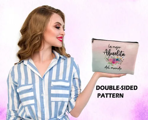 Vista 6 de Bolsa de maquillaje importante de la abuela de las cosas del maquillaje, bolso del viaje del maquillaje de la abuela de la abuela, Color-3Color-3)