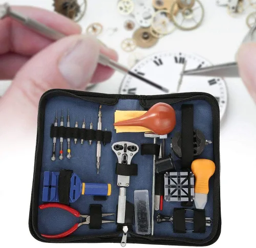 Vista 2 de Kit de reparación de reloj, kit de herramientas de reparación de reloj, kit de herramientas de reparación de reloj, juego de herramientas