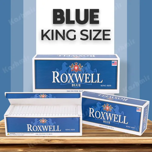 Vista 9 de Roxwell - Tubos para cigarrillos tamaño King – 1000 unidades – 5 cajas de 200 tubos – Filtros blancos de extracción suave – Tubos preenrollados