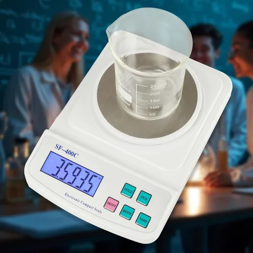 Vista 7 de Dispositivo de pesaje de precisión 0.00 oz de la balanza de masa del laboratorio de la escala de Digitaces