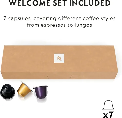 Vista 4 de Máquina de café expreso Pixie de Nespresso por De'Longhi, Azul Oscuro
