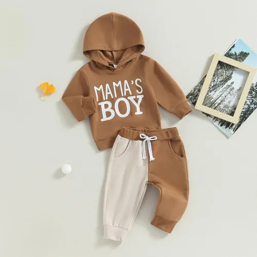 Vista 4 de Mamas - Ropa para niños pequeños, sudadera con capucha para otoño e invierno