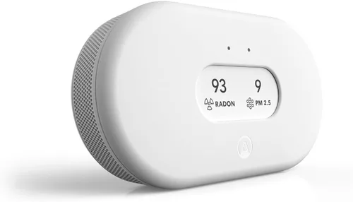 Vista 6 de Airthings 2960 View Plus - Monitor de calidad del aire y radón alimentado por batería (PM, CO2, VOC, humedad, temperatura, presión)