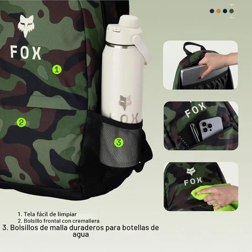 Vista 4 de Fox Racing Mochila 180 Verde Camuflaje