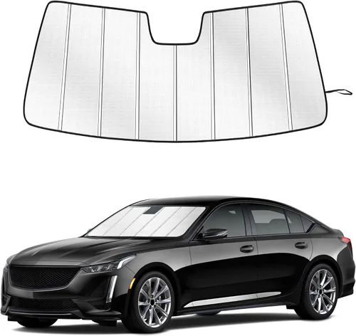 Vista 18 de Parasol para parabrisas para Honda CR-V 2017-2022, diseño plegable de acordeón de ajuste personalizado, accesorios de automóvil, protector de visera