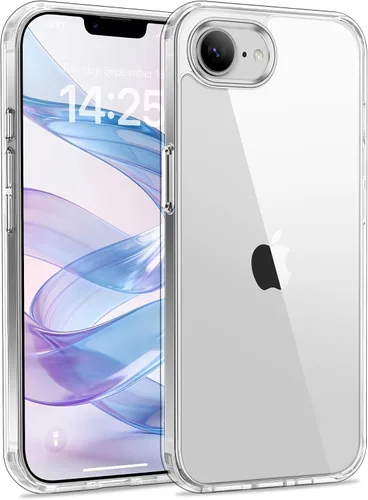 Vista 21 de USLAI Funda para iPhone 11, antiamarilleo, transparente