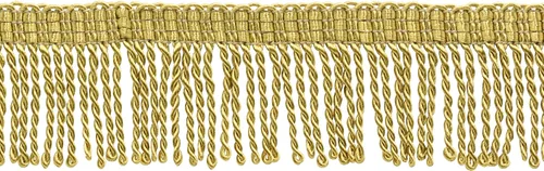 Vista 7 de DÉCOPRO Colección Basic Trim de 2 pulgadas (2.0 in) con bordes de color azul, # BFT2, oro antiguo # C4T (oro amarillo, azul rey) paquete de 5 yardas