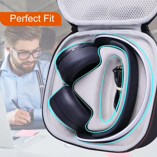 Vista 3 de L LTGEM Estuche rígido EVA para auriculares inalámbricos Xbox/Sony PlayStation Pulse 3D Auriculares inalámbricos (solo funda)
