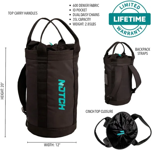 Vista 8 de Notch 450 Rope Bag