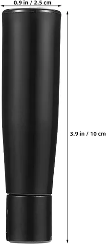 Vista 2 de Alasum 4pcs Black Folding Revolving Machine Handle with Nylon Grip