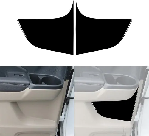 Vista 45 de 4 calcomanías para auto con diseño de pilar en el interior del espejo retrovisor compatible con Ridgeline 2017 2018 2019 2020/Passport