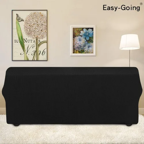 Vista 187 de Easy-Going - Funda elástica sobredimensionada para sofá, 1 pieza, protector muebles, suave, parte inferior elástica, para niños, tela jacquard